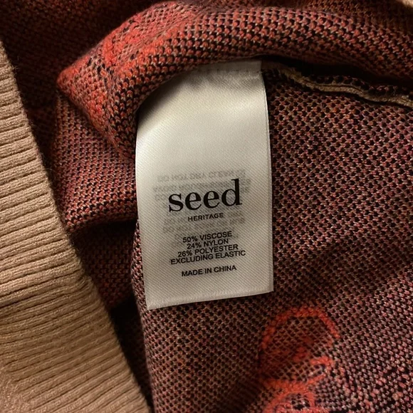 NWOT SEED HERITAGE Cherries Sweater Size 6-12 months - Picture 5 of 6